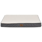  Juskys Hundebett Milow Orthopädisch - 112x81 Cm - Hundekissen Flauschig & Formstabil - Bezug Abnehmbar & Waschbar – Hundesofa Für Große Hunde - Beige