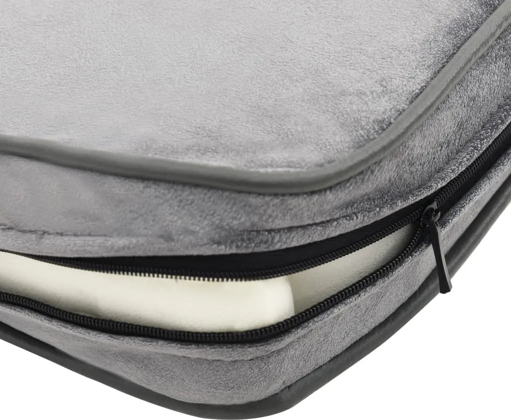  VidaXL Hundesofa Grau 72x45x30 Cm Plüsch