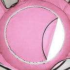  Tectake Welpenlaufstall Carola Aus Polyester Mit Tragetasche - Pink