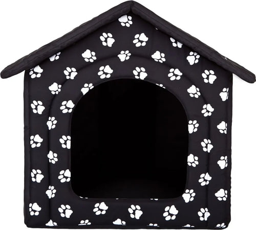  BUDCWL2 R4 Hundehöhle Katzenhöhle Hundebett Katzenbett Hundehaus Schlafplatz Hundekorb Hund Haus Hundehütte Schwarz In Den Pfoten R4: 60 X 55 X 60 Cm