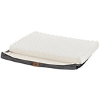  Juskys Hundebett Milow Orthopädisch - 112x81 Cm - Hundekissen Flauschig & Formstabil - Bezug Abnehmbar & Waschbar – Hundesofa Für Große Hunde - Beige