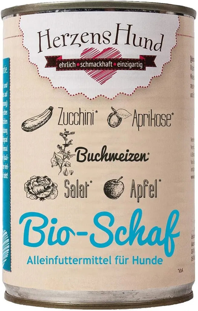  HerzensHund |Schaf MitGemüse | Dose 400g
