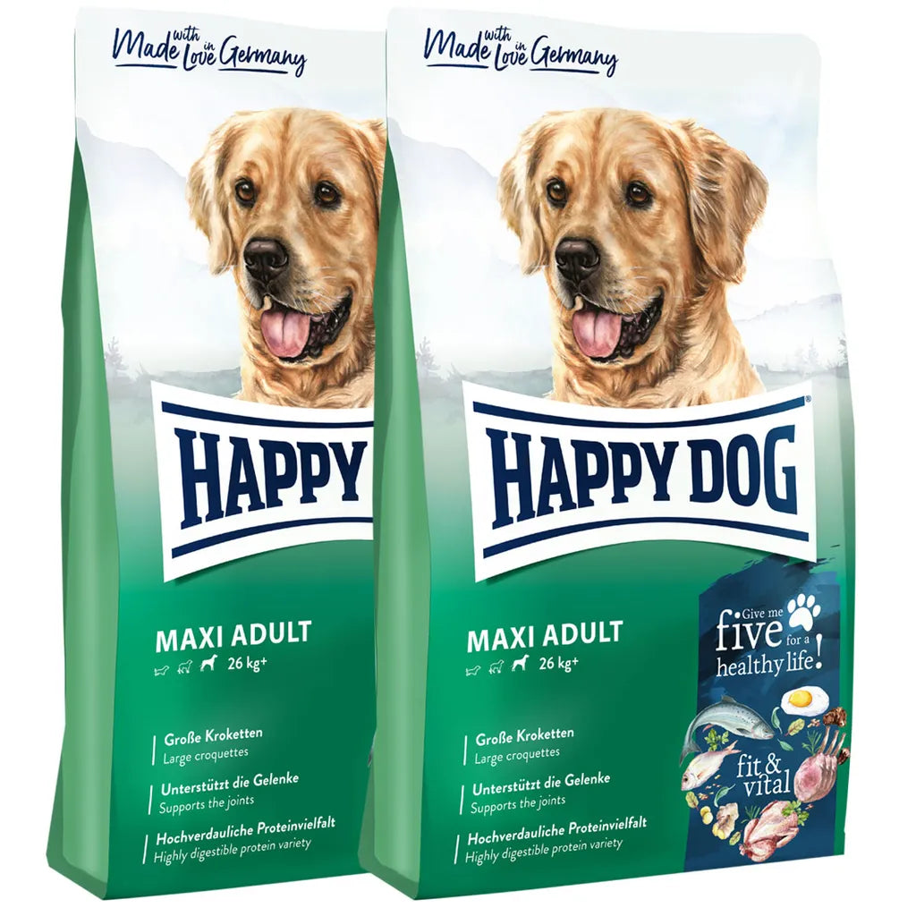  2 X 14 Kg Happy Dog Supreme Fit & Vital Maxi Adult