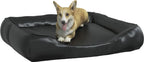  VidaXL Hundebett Schwarz 105x80x25 Cm Kunstleder