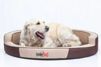  RINGO Hobbydog Hundebett - Katzenbett - Sofa - Schlafplatz - Hundematratze - Korb, R2 - Durchmesser 78 Cm, Braun