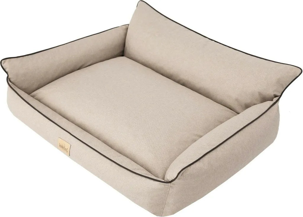  Orthopädisches Hundebett JOKER Bett Hund Sofa Schlafplatz Korb Matratze Tierbett XXL 106x80 Cm Beige Optisch Wie Leinen