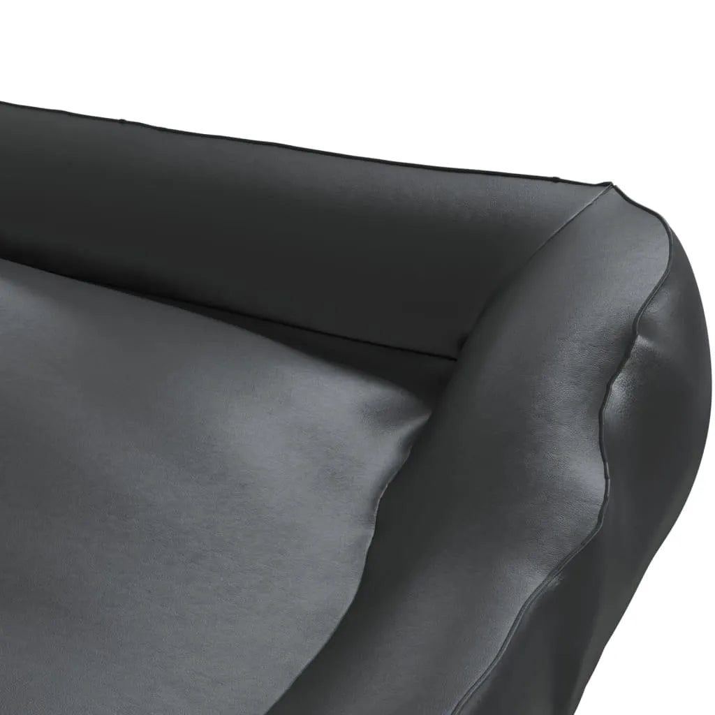  VidaXL Hundebett Schwarz 105x80x25 Cm Kunstleder