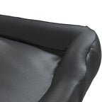  VidaXL Hundebett Schwarz 105x80x25 Cm Kunstleder