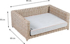  Greemotion Hunde-Sofa Größe M, Kinderstuhl, Outdoor, Katze (Tier) / Hund, Beige, Grau, Rechteckig, Einfarbig