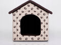  Hundehöhle Katzenhöhle Hundebett Katzenbett Hundehaus Schlafplatz Hundekorb Hund Haus Hundehütte Beige In Den Pfoten R4: 60 X 55 X 60 Cm