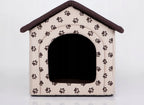  Hundehöhle Katzenhöhle Hundebett Katzenbett Hundehaus Schlafplatz Hundekorb Hund Haus Hundehütte Beige In Den Pfoten R4: 60 X 55 X 60 Cm