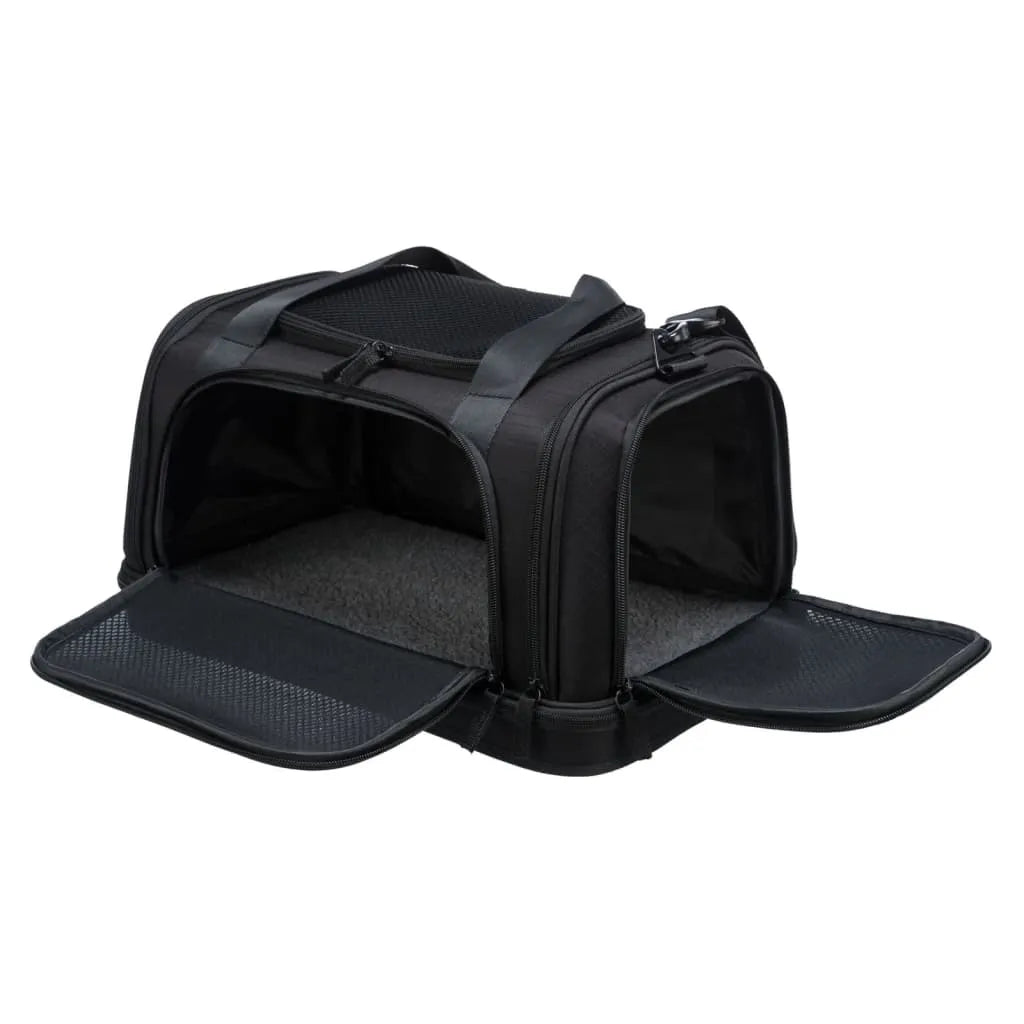  TRIXIE Flugtasche Für Hunde Plane 44x28x25 Cm Schwarz
