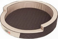  RINGO Hobbydog Hundebett - Katzenbett - Sofa - Schlafplatz - Hundematratze - Korb, R2 - Durchmesser 78 Cm, Braun