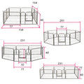  Tectake Welpenauslauf 8-eckig - 60 Cm