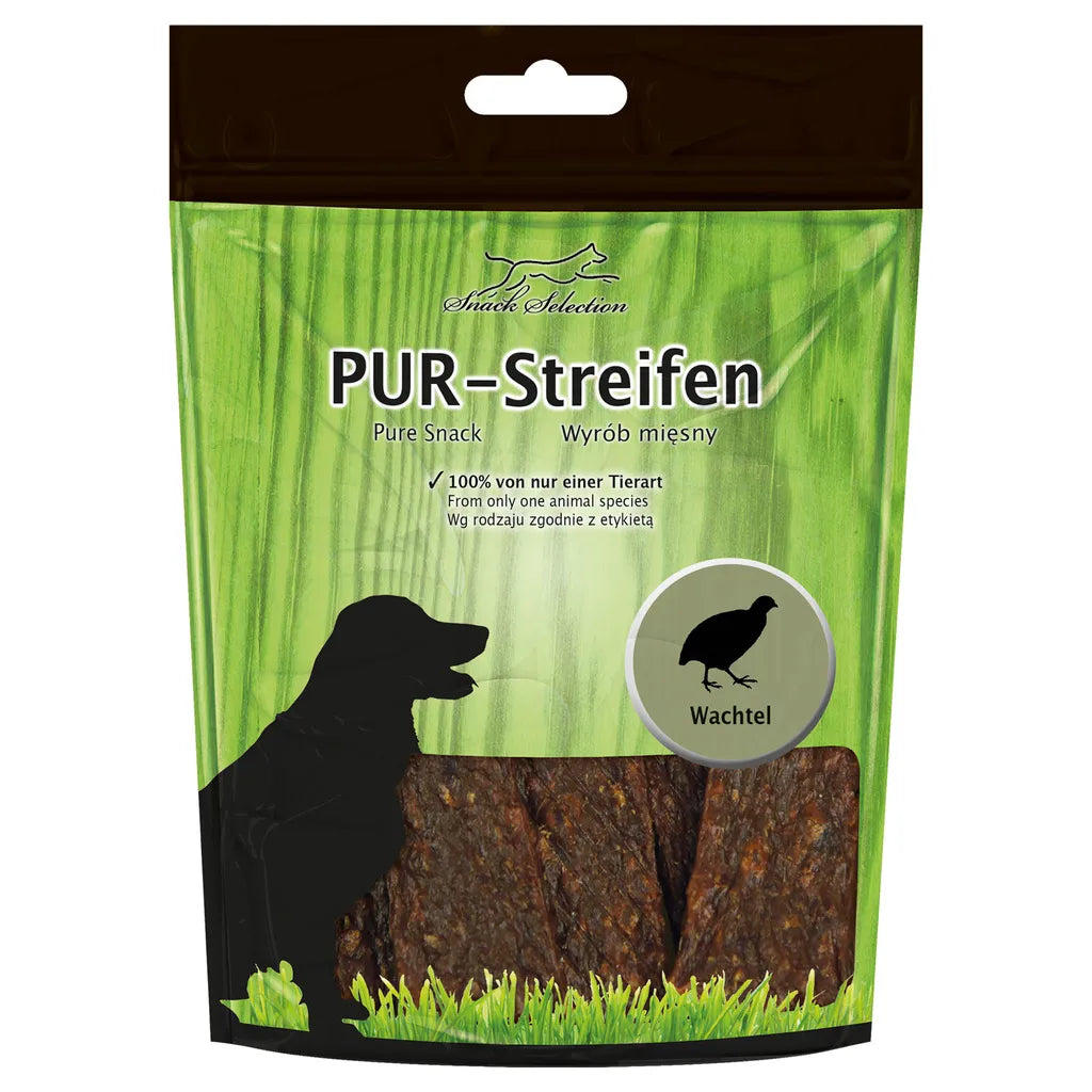  Schecker 10 X 100g PUR-Streifen Wachtel