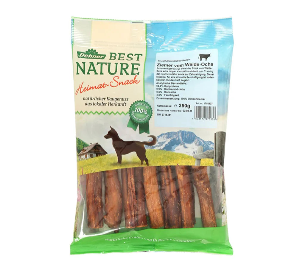  Dehner Best Nature Hundesnack, Ochsenziemer, 250 G