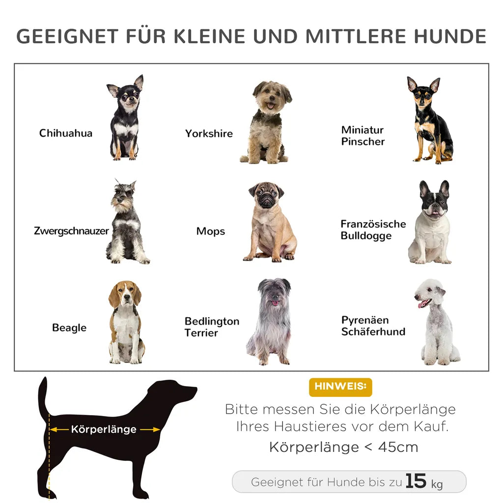  PawHut Hundesofa 2 In 1 Haustiersofa Und Hundeliege Katzensofa Erhöhtes Hundebett Schlafplatz Für Katzen Hunde Abnehmbar Oxfordstoff Grau 80 X 59 X 36 Cm