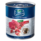  Dehner Premium Hundefutter Adult, Rind Und Geflügelherzen, 6 X 800 G (4.8 Kg)