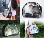  Tragetasche Für Katzenhunde Und Andere Haustiere Leichte, Atmungsaktive Handtasche Mit Schultergurt Für Reisen Tragbare Haustiertasche Tragetaschen Für Flugzeugzugwagen