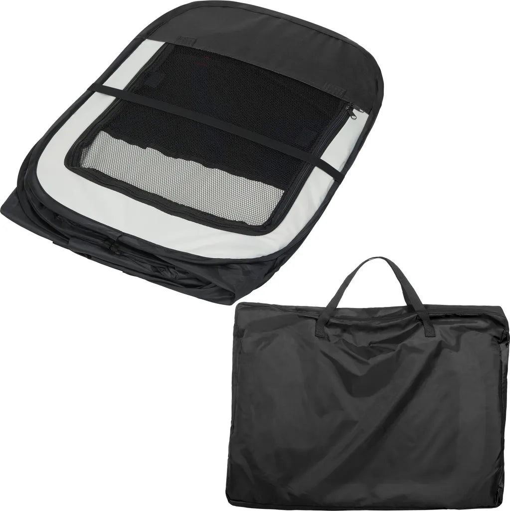  Tectake Tierlaufstall Aus Polyester Inkl. Tragetasche - Schwarz