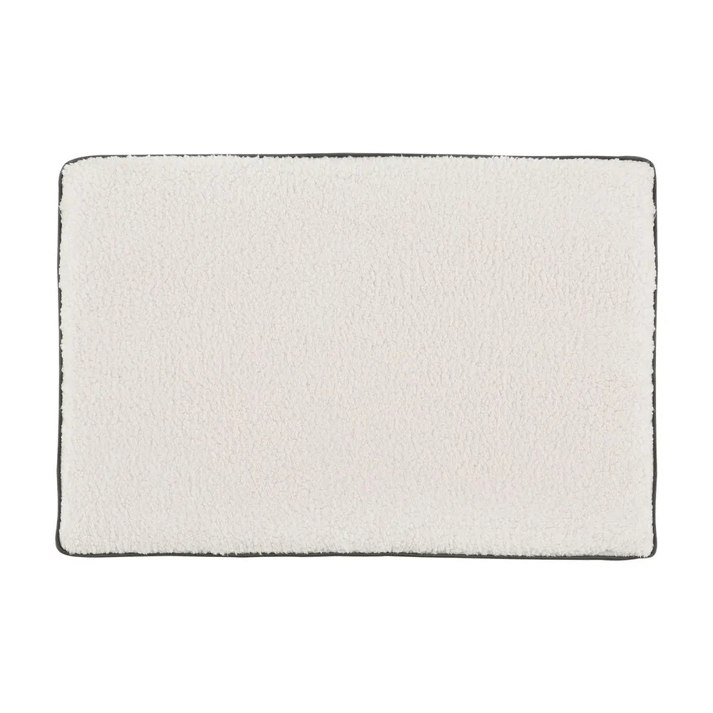  Juskys Hundebett Milow Orthopädisch - 112x81 Cm - Hundekissen Flauschig & Formstabil - Bezug Abnehmbar & Waschbar – Hundesofa Für Große Hunde - Beige