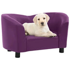  VidaXL Hundesofa Burgunderrot 67x41x39 Cm Kunstleder