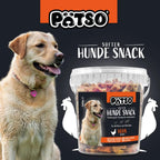  PÄTSO Hunde Snack Trainingssnack, 500g - Huhn - Bone Mix