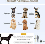  PawHut Hundetasche Transporttasche Faltbare Hundebox Mit Kissen Hundetragetasche Für Kleine Hunde Reisetasche Haustierrucksack Outdoor Oxfordstoff Grau+Schwarz 50,5 X 33,5 X 35 Cm