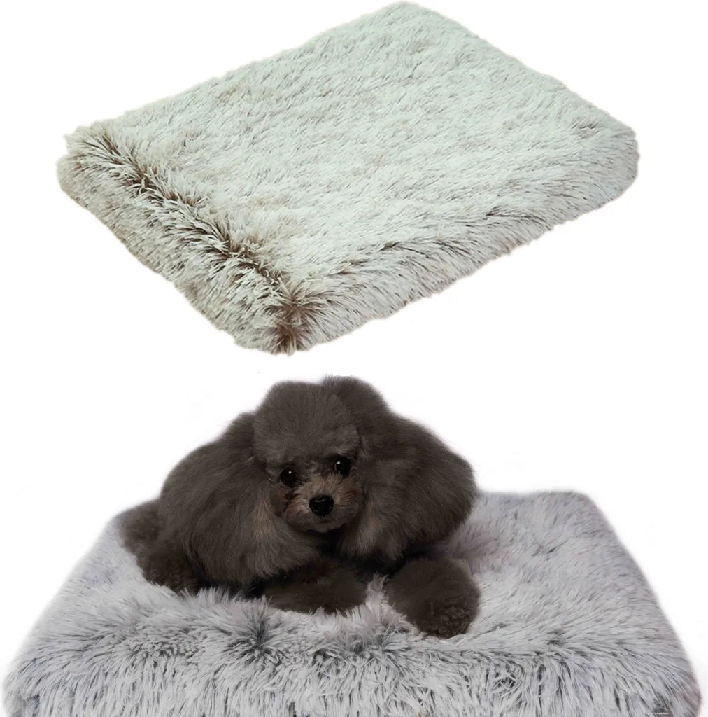  The Pets Smile Plüsch Hundekorb,Hundesofa,Hundekissen,Hundebett,Hundekörbchen,waschbar, Plüsch Kissen, Für Große Hunde