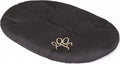  HobbyDog Ovales Kissen, Hundekissen, Bett, Katzenbett, Haustiermatratze, M, R3: 58 X 43 Cm, Schwarz
