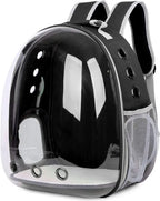  RUCKSACKTRANSPORTER FÜR CAT SPACE BACKPACK | Haustierträger Transparenter Rucksack Tragbare Hunde Und Katzen Outdoor-Tragetasche Atmungsaktives Kapsel-Design 180-Grad-Besichtigung Für Haustiere Reisen, Gehen