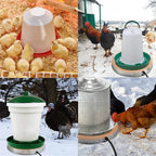  Geflügel Warmwasserbereiter Basis, Elektrische Futterautomat Beheizte Basis, Verhindert Das Einfrieren Von Geflügelbrunnen, 30 Cm