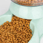  2X 3.8L Automatischer Feeder Futterautomat Haustiere Automatischer Futter Tränkesatz Futterautomat Und Wasserspender Für Hunde Katzen Haustiere Tiere (grau)