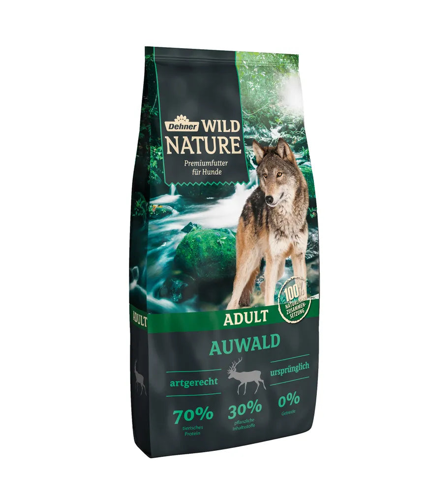  Dehner Wild Nature Hundetrockenfutter Adult, Auwald, 12 Kg