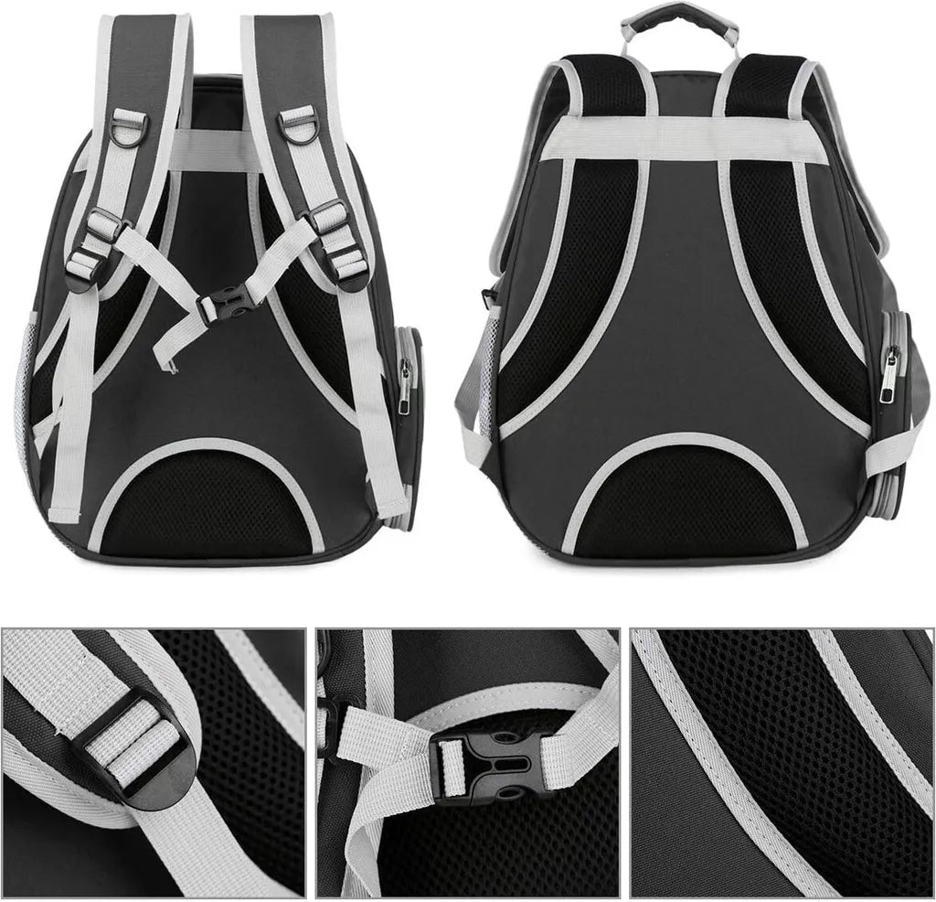  RUCKSACKTRANSPORTER FÜR CAT SPACE BACKPACK | Haustierträger Transparenter Rucksack Tragbare Hunde Und Katzen Outdoor-Tragetasche Atmungsaktives Kapsel-Design 180-Grad-Besichtigung Für Haustiere Reisen, Gehen