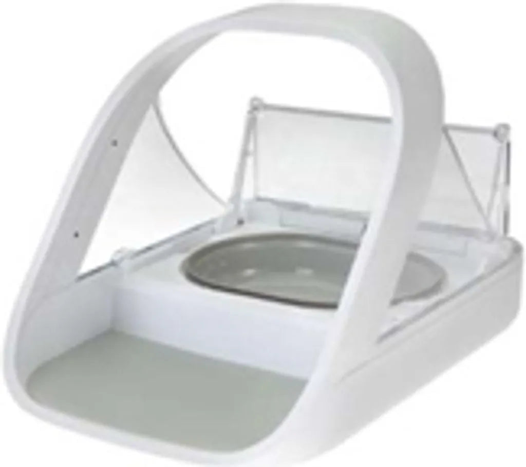  Trixie SureFeed Futterautomat Mit Microchiperkennung 450 Ml/32 × 20 × 23 Cm, Weiß