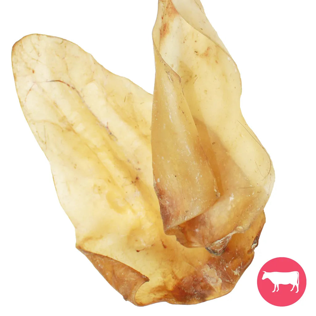  5x180g  - Schecker DOGREFORM Getrocknete Rinderohren - Herzhaft - Fettarm