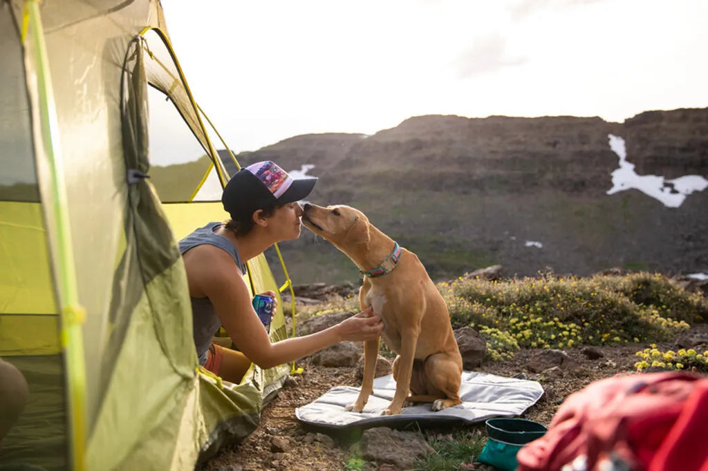  Ruffwear Highlands Pad Bett Cloudbust Gray, Größe:M