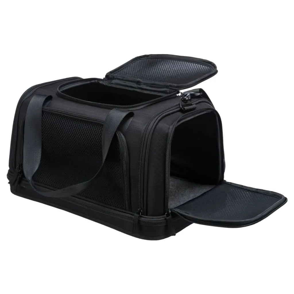  TRIXIE Flugtasche Für Hunde Plane 44x28x25 Cm Schwarz