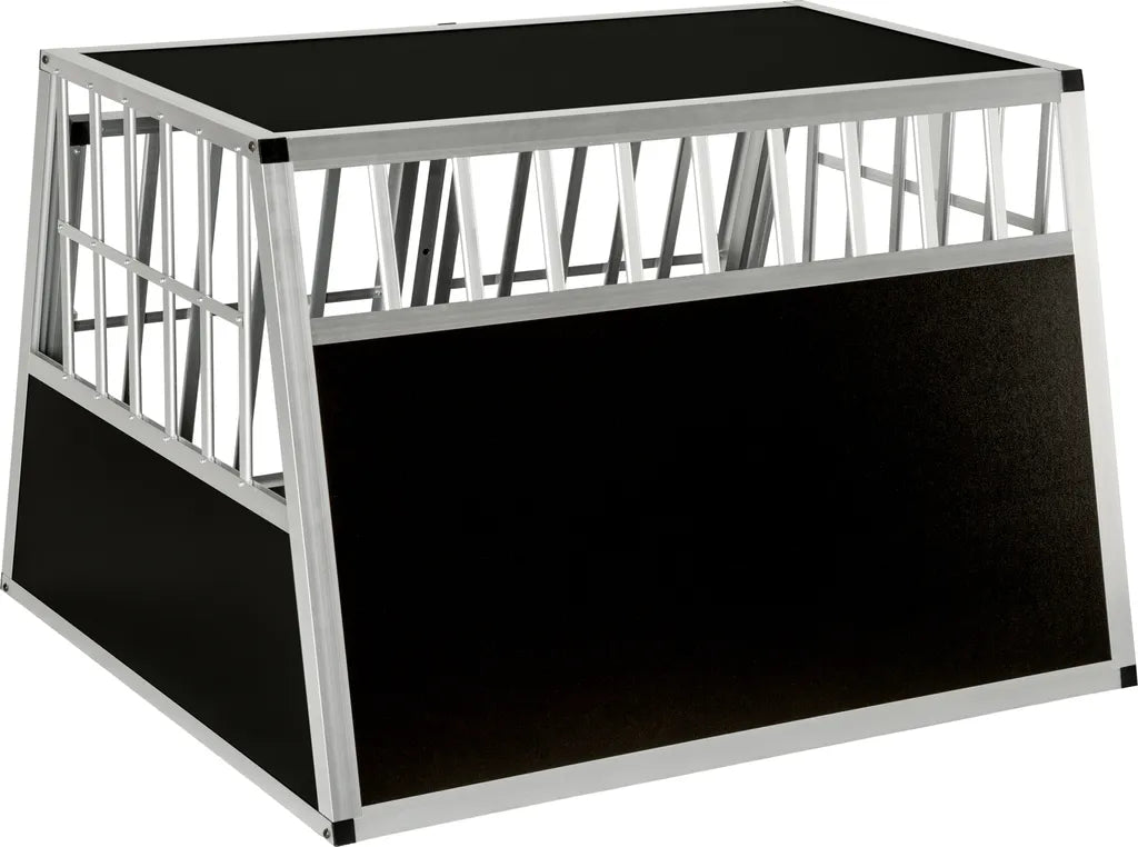  Tectake Hundetransportbox Doppel Mit Schräger Rückwand - Ohne Trennwand