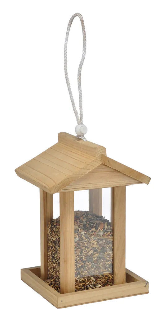  Vogelfutterhaus Vogelfutterstation Futterspender Futterhaus Spender Aus Holz