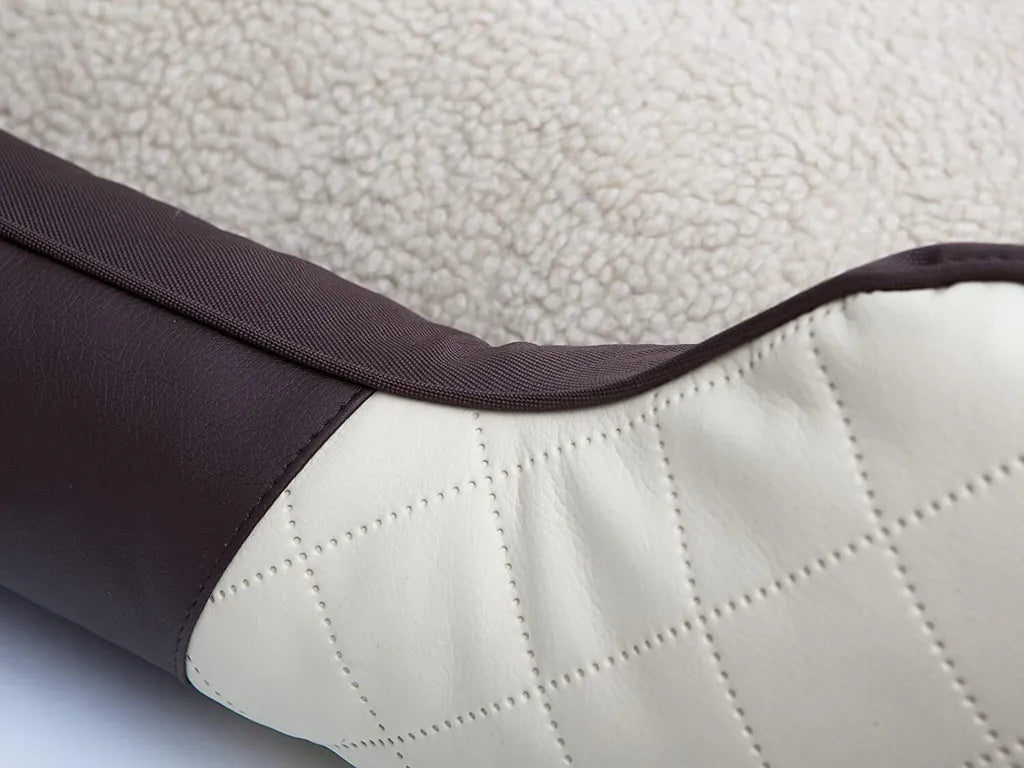  CESAR EXCLUSIVE Hundebett, Hundekissen, Liege, Katzenbett, Hundematratze, Hundesofa, R5 - 125 X 98 X 25 Cm, Beige
