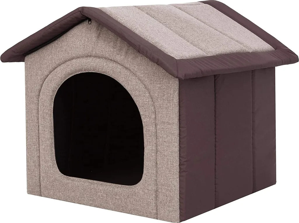  Hobbydog Hundehaus Hundehütte Schlafplatz Beruigungsplatz Beruigungshöhle Cappuccino Braun R5 70 X 60 X 63 Cm