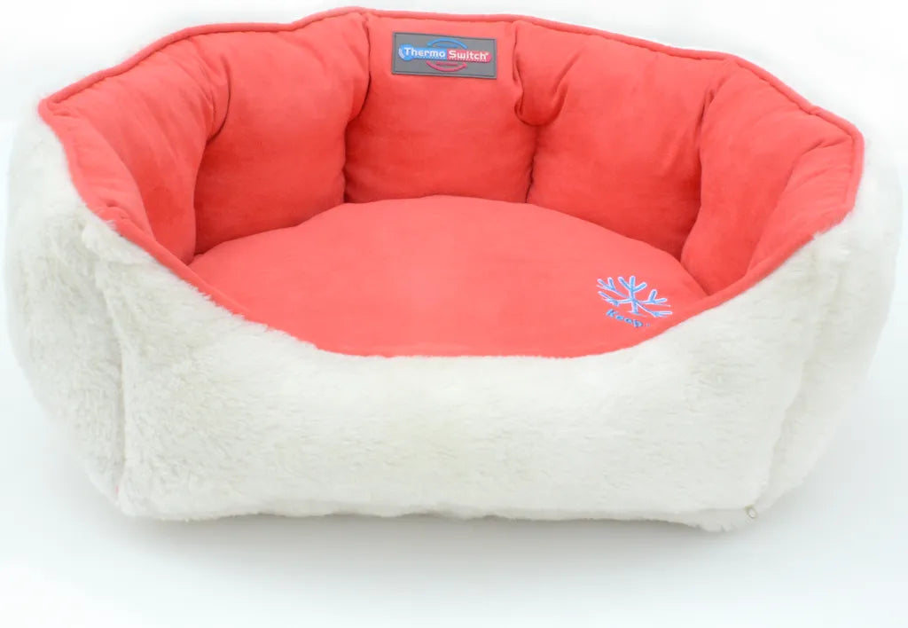 ThermoSwitch Hundebett Andros Koralle/creme L