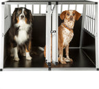  Tectake Hundetransportbox Doppel Mit Schräger Rückwand - Ohne Trennwand