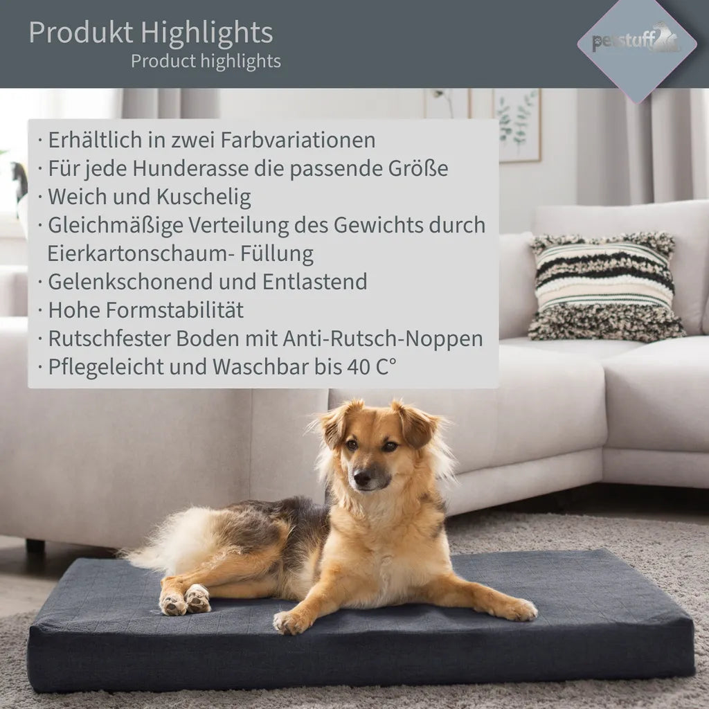  Hundebett Orthopädisch Hundematratze Hundekissen Haustierbett Haustiermatratze