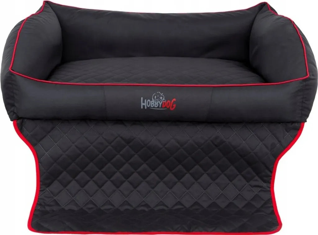  ROYAL TRUNK Hobbydog Das Lager/Bett, Die Couch Für Einen Hund Zum Kofferraum, R2 - 100 X 80 X 35 Cm, Schwarz