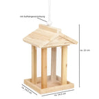  Vogelfutterhaus Vogelfutterstation Futterspender Futterhaus Spender Aus Holz