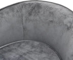  VidaXL Hundesofa Grau 69x49x40 Cm Plüsch