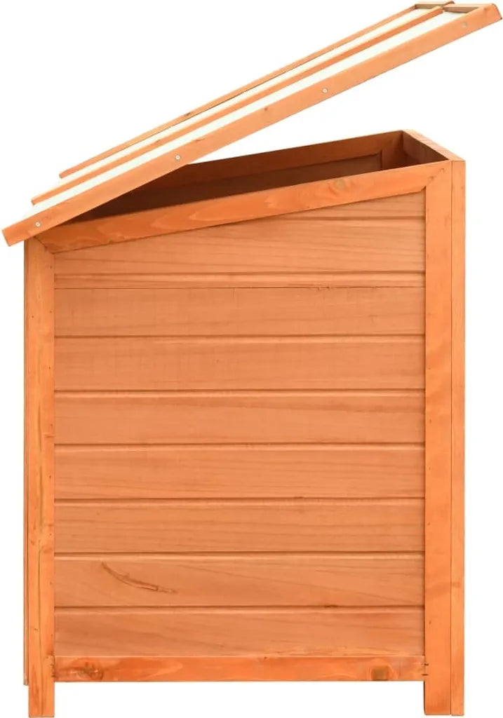 VidaXL Hundehütte Kiefernholz & Tannenholz 120x77x86 Cm